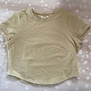 Madewell Beige Short Sleeve Tee